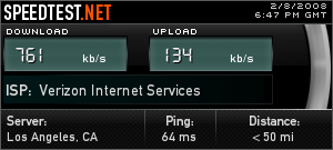 Bandwidth results